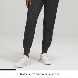 Lululemon Black Dance Studio Mid Rise Joggers